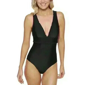 NEW! Tommy Hilfiger Women's 10 Ruffled One-Piece Swimsuit NWT $98